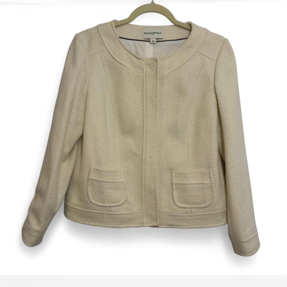 Banana Republic—Cream Tweed Jacket